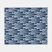 Nahtlose Musterschmuck mit stilisierten geometrisc Fleecedecke (Vorderseite (Horizontal))