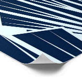 Nahtlose Musterschmuck mit stilisierten geometrisc Poster (Ecke)