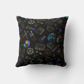 Nahtlose Musterzulage für Schulen Kissen (Rückseite)