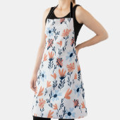 Nahtlose natürliche Blumenmuster, abstrakte Blume  Schürze (InSitu)