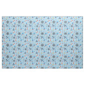 Nahtlose nautische Muster, Seefahrt, Strandzeit Stoff (Fat Quarter (45,7 x 55,9 cm))
