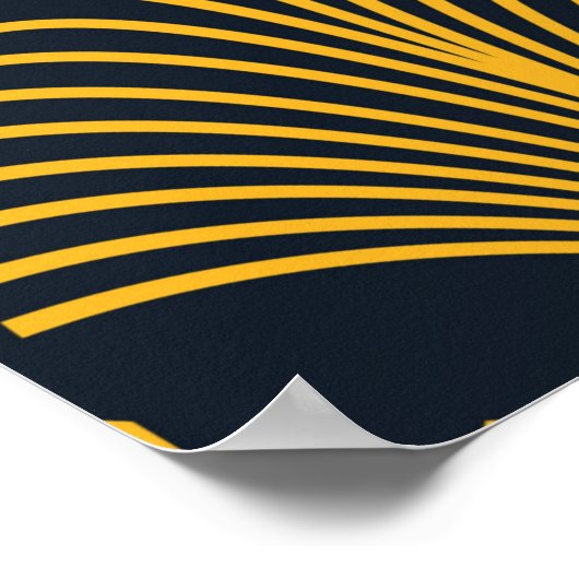 Nahtlose Neonorange Vintage Deko Pfauenfische (Ecke)