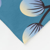 Nahtlose niedliche Blumenmuster Fleecedecke (Ecke)