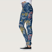 Nahtlose niedliche kleine Blume Blumenmuster Marin Leggings (Links)