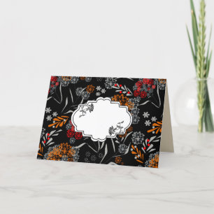 Nahtlose niedliche kleine Blume Blumenmuster schwa Feiertagskarte