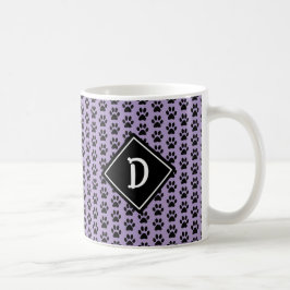 Nahtlose Niedliche Paardruckmonogramm Kaffeetasse