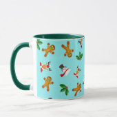 Nahtlose Niedliche Weihnachtsmuster-Tasse Tasse (Links)