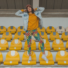 Nahtlose Ogee Capri Leggings