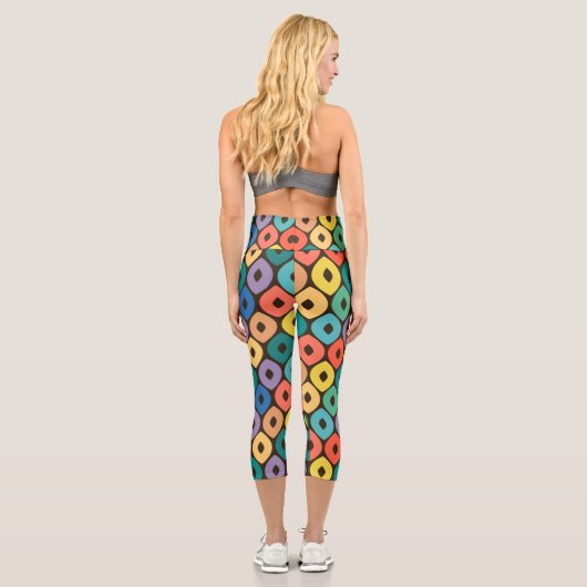 Nahtlose Ogee Capri Leggings (Rückseite)