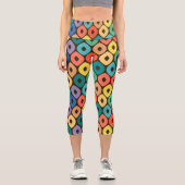 Nahtlose Ogee Capri Leggings (Vorderseite)