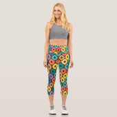 Nahtlose Ogee Capri Leggings (Vorderseite)