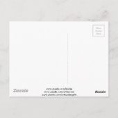 Nahtlose Olive Branch Abstrakt Art Muster Postkarte (Rückseite)