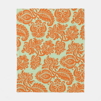 Nahtlose Orange-Hintergrundstruktur Fleecedecke