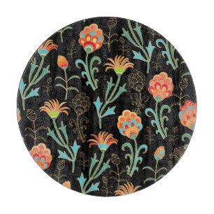 Nahtlose orientalische Flora Elegante Schneidebrett