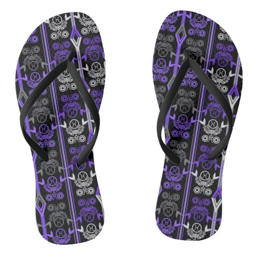 Nahtlose Ornamentik Retro-Marokko arabisch Vintag Badesandalen (Fußbett)