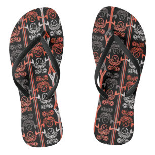 Nahtlose Ornamentik Retro-Marokko arabisch Vintag Badesandalen