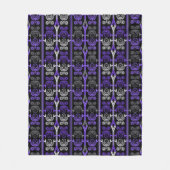 Nahtlose Ornamentik Retro-Marokko arabisch Vintag Fleecedecke (Vorderseite)