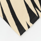 Nahtlose Palmblättermuster im  Fleecedecke (Ecke)