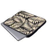 Nahtlose Palmblättermuster im  Laptopschutzhülle (Vorne Knopf)