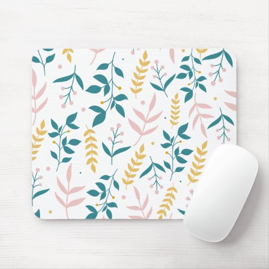 Nahtlose Pastell-Blume Mousepad (Mit Mouse)