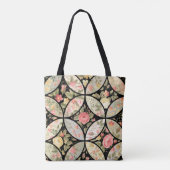 Nahtlose Patchwork-Blumenmuster Tasche (Rückseite)
