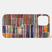 Nahtlose Patchwork-Collage-Mix-Quiltmuster-Druck Case-Mate iPhone Hülle (Rückseite (Horizontal))