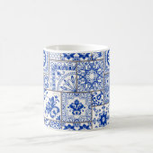 Nahtlose Patchwork-Kachel mit viktorianischen Moti Kaffeetasse (Mittel)