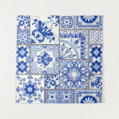 Nahtlose Patchwork-Kachel mit viktorianischen Moti Wandteppich (Vorderseite (Horizontal))