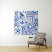 Nahtlose Patchwork-Kachel mit viktorianischen Moti Wandteppich (Beispiel (Horizontal))