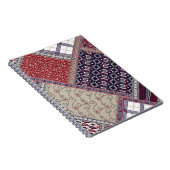 Nahtlose Patchwork-Muster auf Marineschiffen, Abst Notizblock (Rechte Seite)