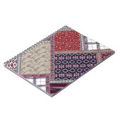 Nahtlose Patchwork-Muster auf Marineschiffen, Abst Notizblock (Linke Seite)