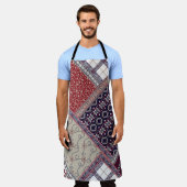 Nahtlose Patchwork-Muster auf Marineschiffen, Abst Schürze (Getragen)