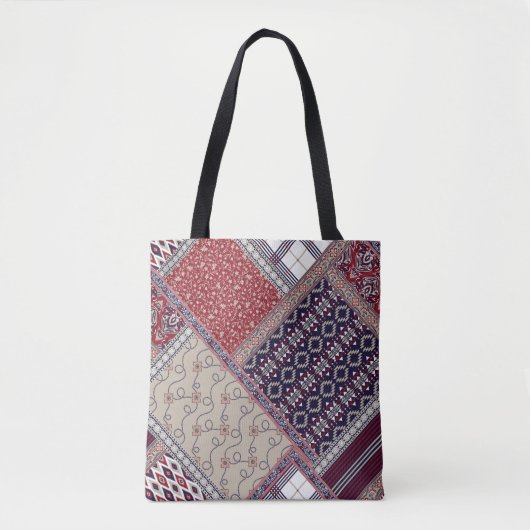 Nahtlose Patchwork-Muster auf Marineschiffen, Abst Tasche (Vorderseite)