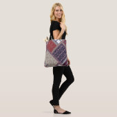 Nahtlose Patchwork-Muster auf Marineschiffen, Abst Tasche (Am Model)