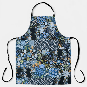 Nahtlose Patchwork-Muster aus verschiedenen Stoffe Schürze