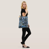 Nahtlose Patchwork-Muster aus verschiedenen Stoffe Tasche (Am Model)