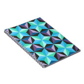 Nahtlose Patchwork-Muster mit Sternen. Abstrakt Notizblock (Rechte Seite)