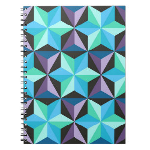 Nahtlose Patchwork-Muster mit Sternen. Abstrakt Notizblock