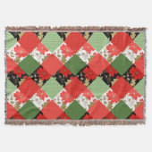 Nahtlose Patchwork-Patchwork-Patchwork-Muster-Geom Decke (Vorderseite)