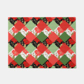 Nahtlose Patchwork-Patchwork-Patchwork-Muster-Geom Fußmatte (Vorderseite)