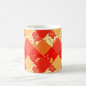 Nahtlose Patchwork-Patchwork-Patchwork-Muster-Geom Kaffeetasse (Mittel)