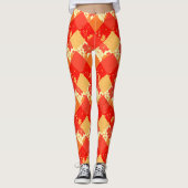Nahtlose Patchwork-Patchwork-Patchwork-Muster-Geom Leggings (Vorderseite)