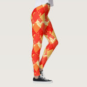 Nahtlose Patchwork-Patchwork-Patchwork-Muster-Geom Leggings (Rechts)