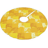 Nahtlose Patchwork-Patchwork-Patchwork-Muster-Geom Polyester Weihnachtsbaumdecke (Schrägansicht)