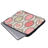 Nahtlose Patchwork Vintage Blumenmuster. Vintag Laptopschutzhülle (Vorne Knopf)