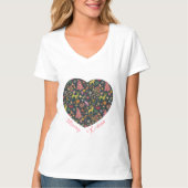 Nahtlose Patchwork Weihnachtsmuster-T - Shirt (Vorderseite)