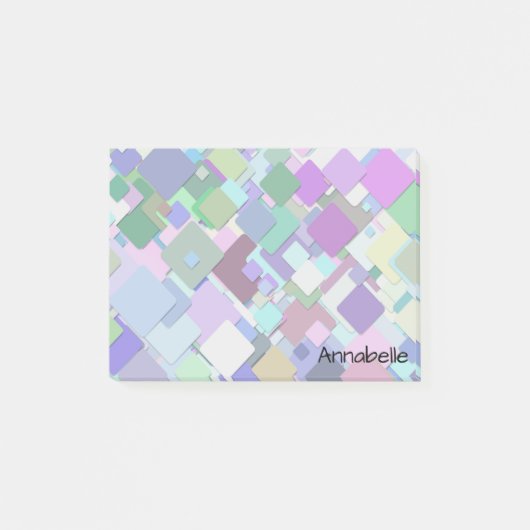 Nahtlose Plätze mit architektonischem Design Post-it Klebezettel (Vorderseite)