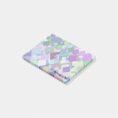 Nahtlose Plätze mit architektonischem Design Post-it Klebezettel (angewinkelt)