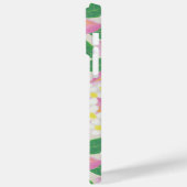 Nahtlose Plumeria Musterkunst Case-Mate iPhone Hülle (Rückseite / Links)