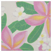 Nahtlose Plumeria Musterkunst Stoff (Muster)